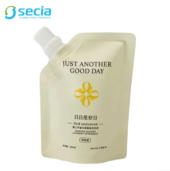 Customizable Third Universe Watery Fragrance Laundry Detergent Spout Bag